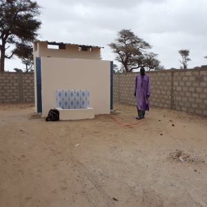 sanitaires et mur