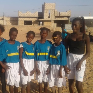 une équipe féminine