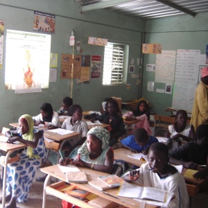 La classe de N'gaye N'gaye Al - La classe de N'gaye N'gaye Al en plein cour.